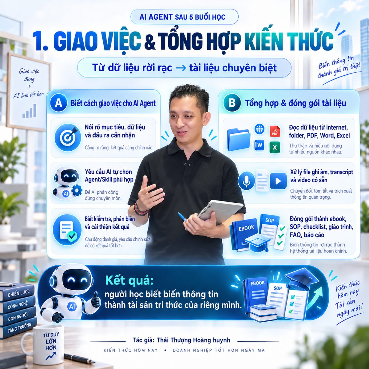 Ngày 1 và 2: giao việc và tổng hợp kiến thức